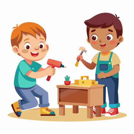 Kids activity concept illustrationのイラスト素材