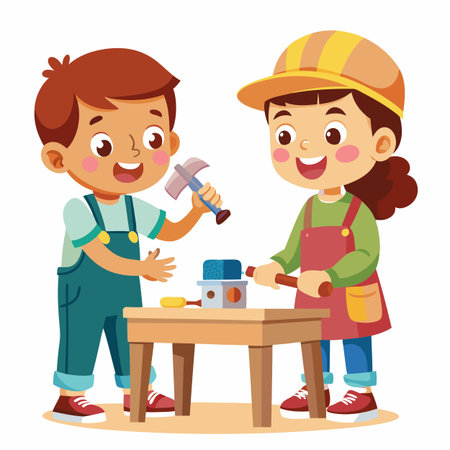 Kids activity concept illustrationのイラスト素材