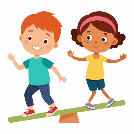 Kids activity concept illustrationのイラスト素材