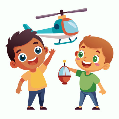Kids activity concept illustrationのイラスト素材