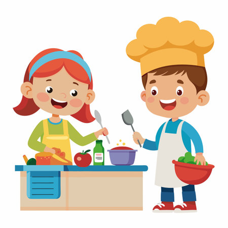 Kids activity concept illustrationのイラスト素材