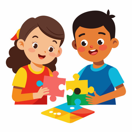 Kids activity concept illustrationのイラスト素材