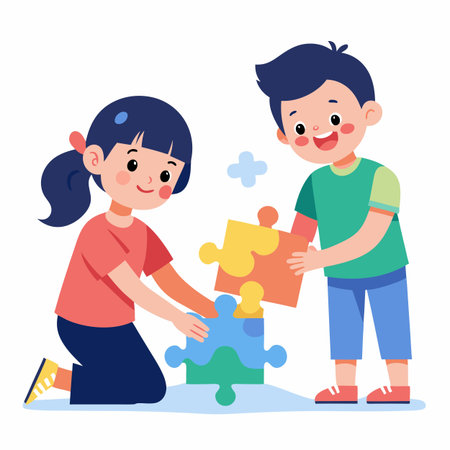 Kids activity concept illustrationのイラスト素材