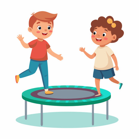 Kids activity concept illustrationのイラスト素材