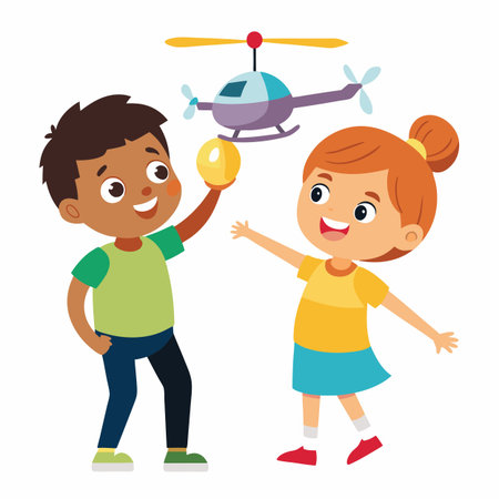 Kids activity concept illustrationのイラスト素材