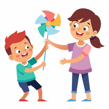 Kids activity concept illustrationのイラスト素材