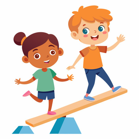 Kids activity concept illustrationのイラスト素材