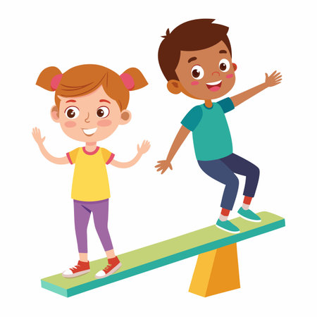 Kids activity concept illustrationのイラスト素材