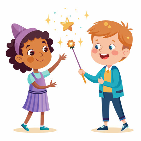 Kids activity concept illustrationのイラスト素材