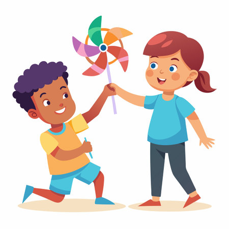 Kids activity concept illustrationのイラスト素材
