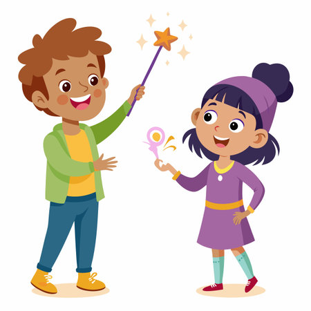 Kids activity concept illustrationのイラスト素材