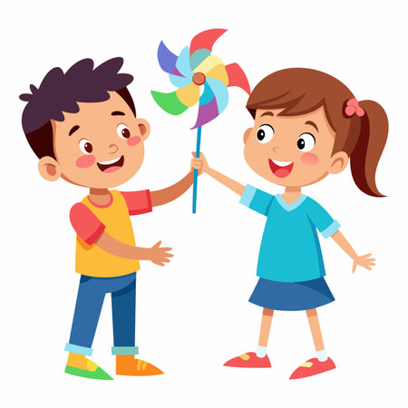 Kids activity concept illustrationのイラスト素材