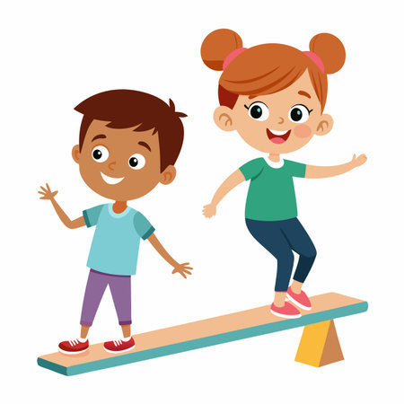 Kids activity concept illustrationのイラスト素材