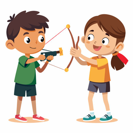 Kids activity concept illustrationのイラスト素材