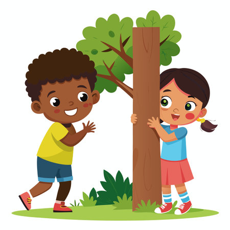 Kids activity concept illustrationのイラスト素材