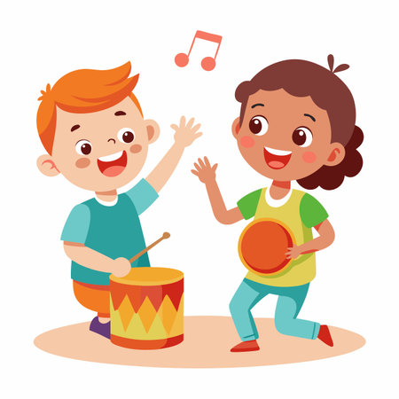 Kids activity concept illustrationのイラスト素材