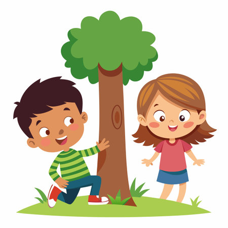 Kids activity concept illustrationのイラスト素材