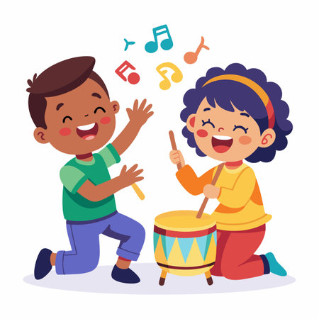 Kids activity concept illustrationのイラスト素材