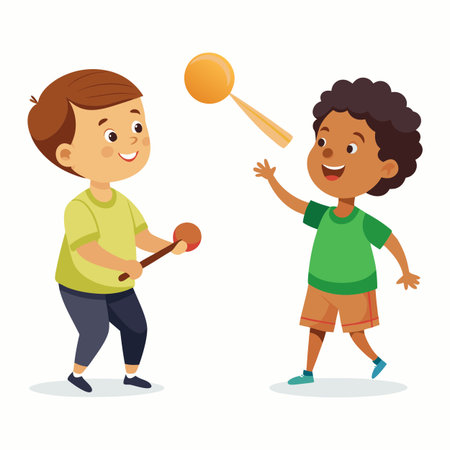 Kids activity concept illustrationのイラスト素材