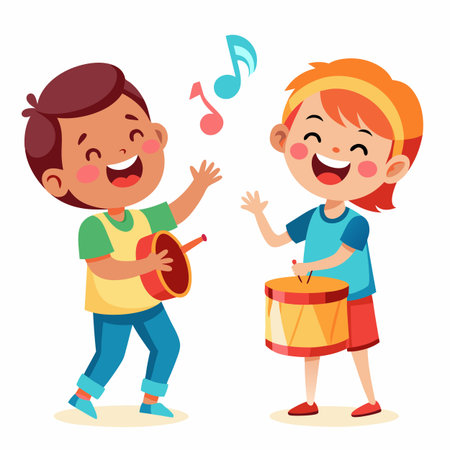 Kids activity concept illustrationのイラスト素材