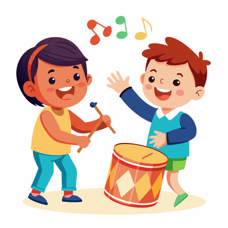 Kids activity concept illustrationのイラスト素材