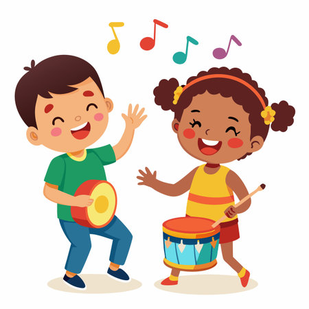 Kids activity concept illustrationのイラスト素材