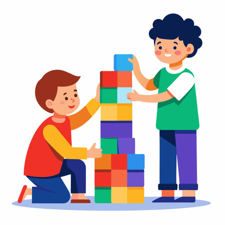 Kids activity concept illustrationのイラスト素材