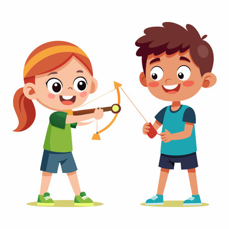 Kids activity concept illustrationのイラスト素材