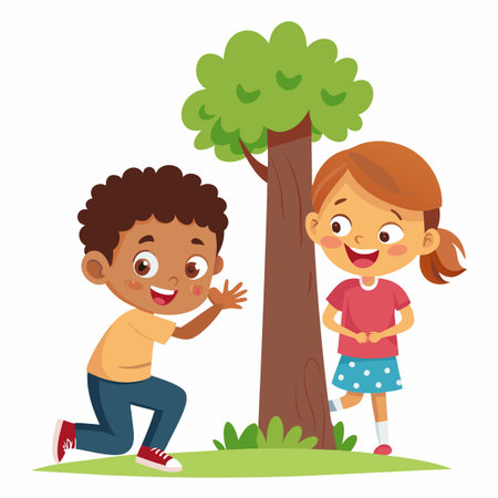Kids activity concept illustrationのイラスト素材