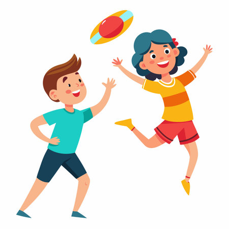 Kids activity concept illustrationのイラスト素材