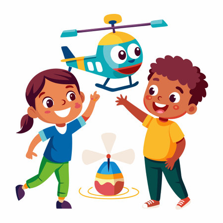 Kids activity concept illustrationのイラスト素材