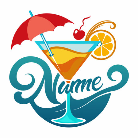 Food and drink company logo templateのイラスト素材