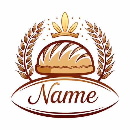 Food and drink company logo templateのイラスト素材