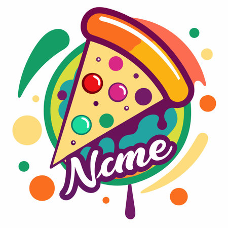 Food and drink company logo templateのイラスト素材