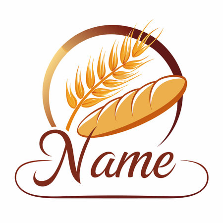 Food and drink company logo templateのイラスト素材