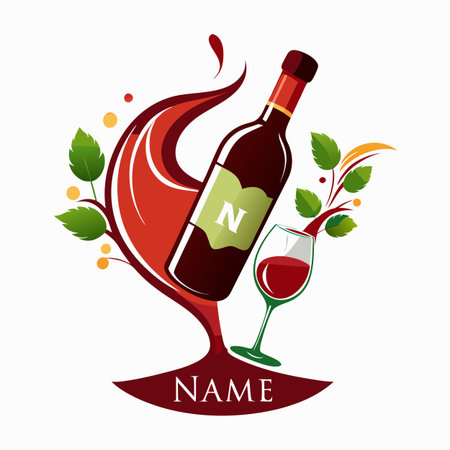 Food and drink company logo templateのイラスト素材