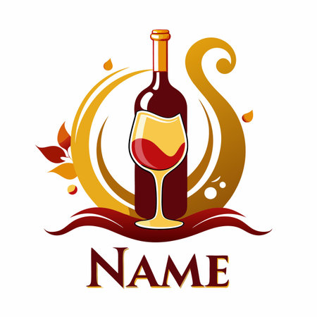 Food and drink company logo templateのイラスト素材