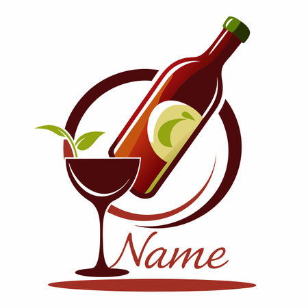 Food and drink company logo templateのイラスト素材