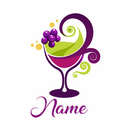 Food and drink company logo templateのイラスト素材