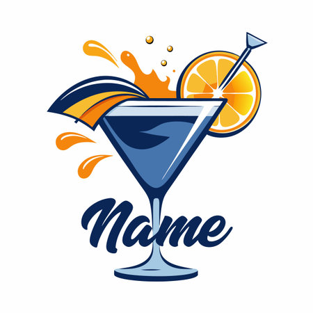 Food and drink company logo templateのイラスト素材