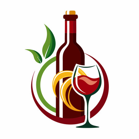 Food and drink company logo templateのイラスト素材