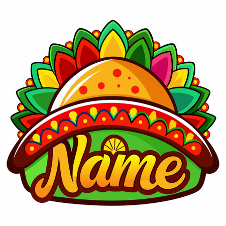 Food and drink company logo templateのイラスト素材