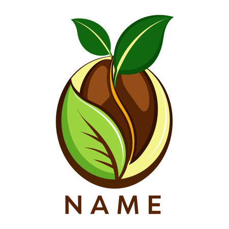 Food and drink company logo templateのイラスト素材