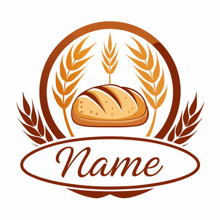 Food and drink company logo templateのイラスト素材