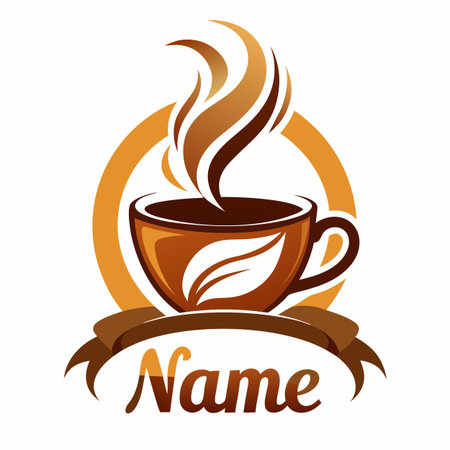 Food and drink company logo templateのイラスト素材