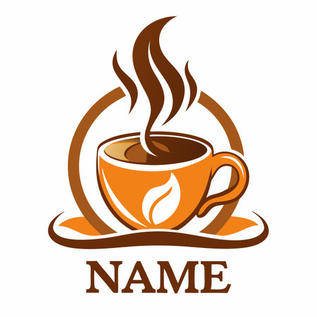 Food and drink company logo templateのイラスト素材