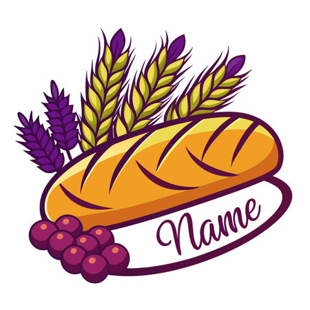 Food and drink company logo template