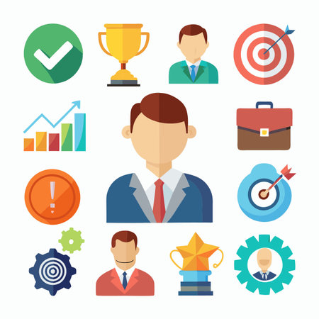 Multi concept design icons setのイラスト素材