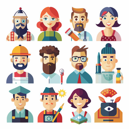 Design and drawing icon set