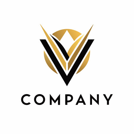 Minimalist type business logo templateのイラスト素材